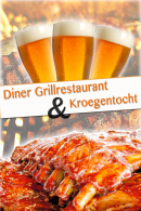 Diner Grillrestaurant met kroegentocht in Hasselt